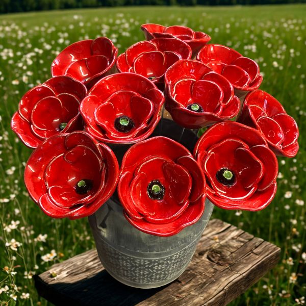 Bouquet-de-coquelicots-doubles-rouges-en-ceramique